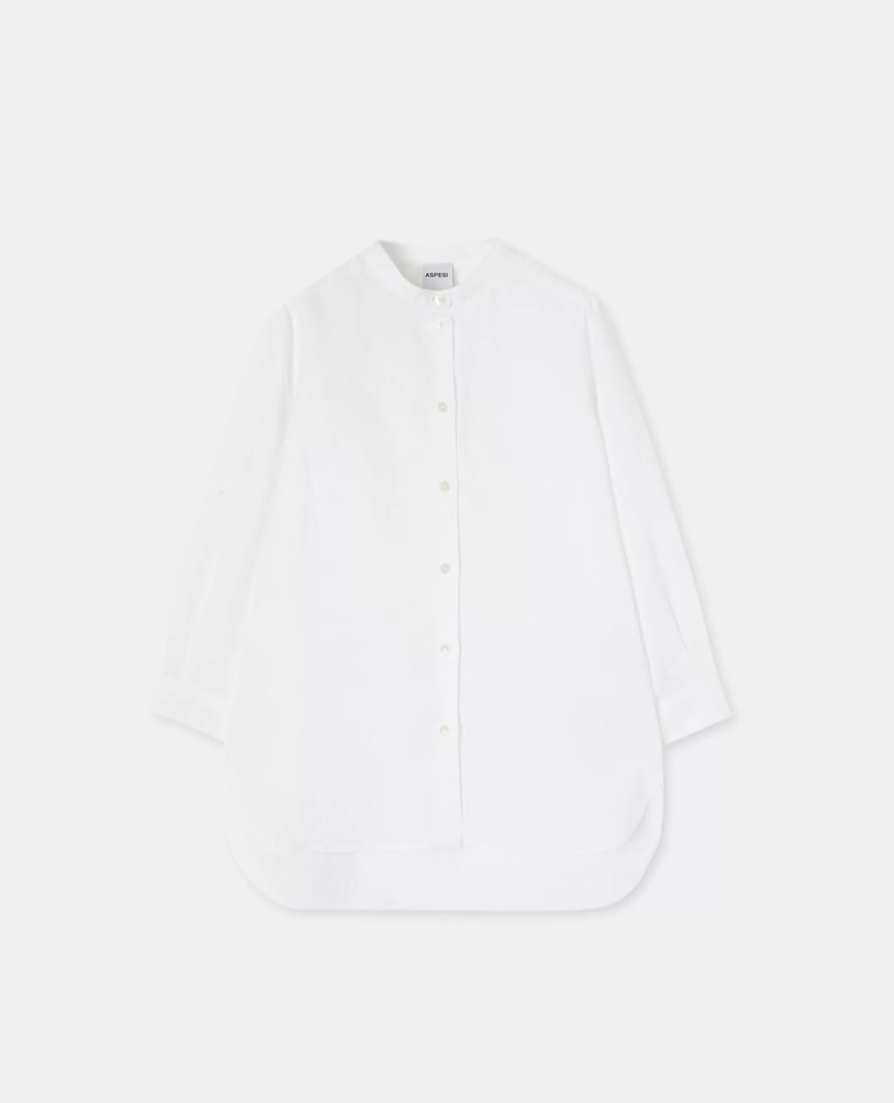 ASPESI Camicie E T-Shirt^Camicia Coreana Over Bianco