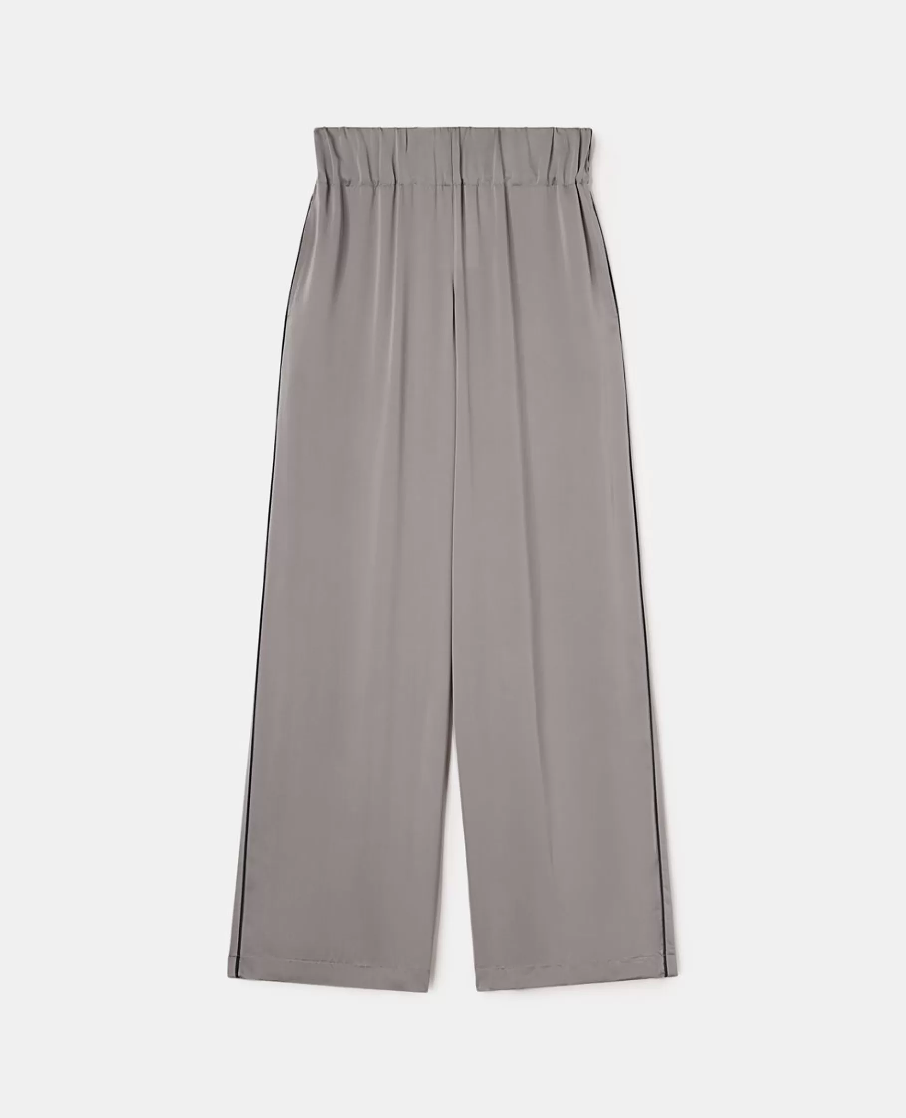 ASPESI Pantaloni E Shorts^Pantalone In Satin Grigio